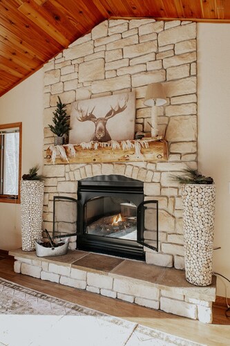 3 bedroom/2 bath house in St. Germain. Heated garage-backs to snowmobile trail!