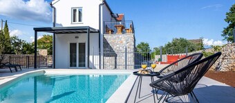 Luxury Krk Villa with Private Pool and Gardens - Three Bedroom Villa