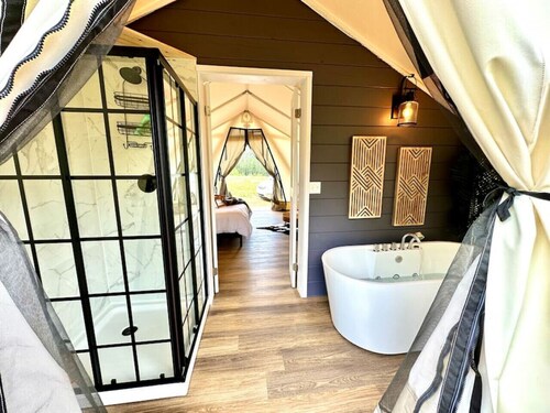 Entire Glamping Campground, 8 Luxury Safari Tents