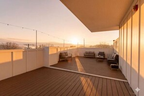 Terrace/patio - Nations Sky Retreat 2BR | Private Rooftop Views (Nashville)