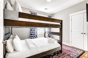 Desk, iron/ironing board, travel cot, WiFi - Nations Sky Retreat 2BR | Private Rooftop Views (Nashville)