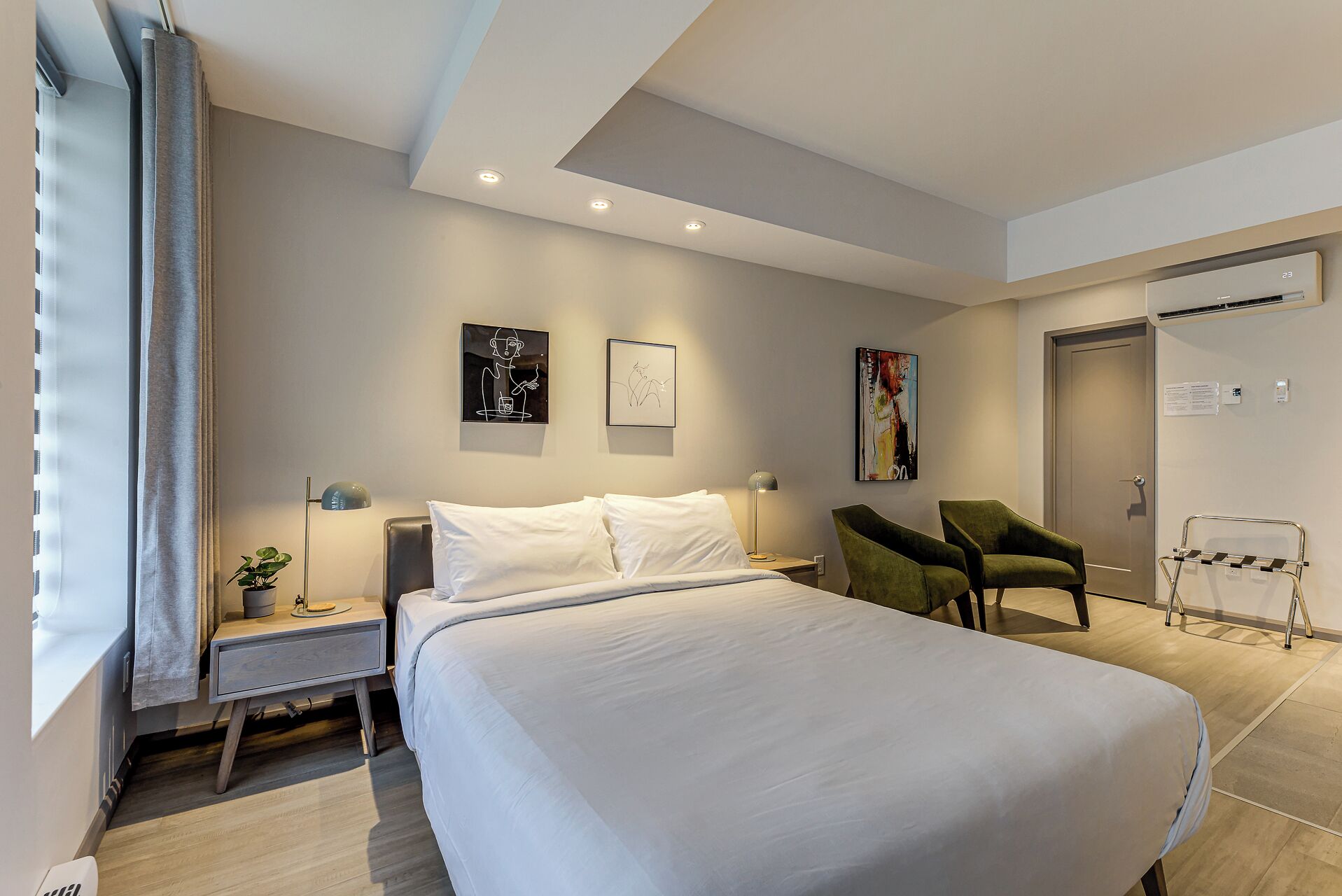 Studio, 1 keskisuuri parisänky, keittiö (B10) | Yksilöllisesti sisustettu, yksilöllisesti kalustettu