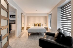 Apartment, 1 Queen Bed, Kitchen (B01) | Individually decorated, individually furnished, iron/ironing board