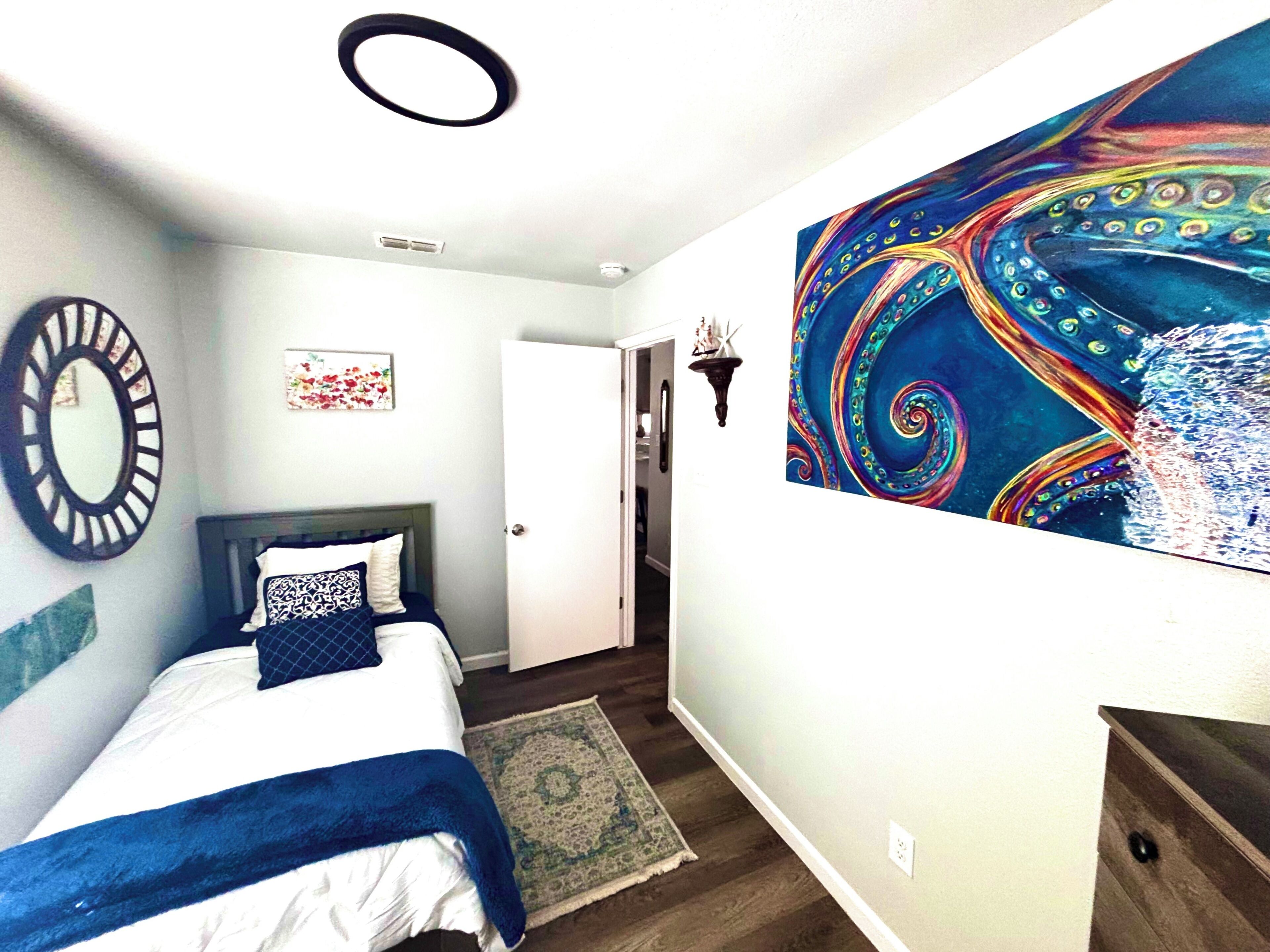 2 bedrooms, desk, iron/ironing board, free WiFi