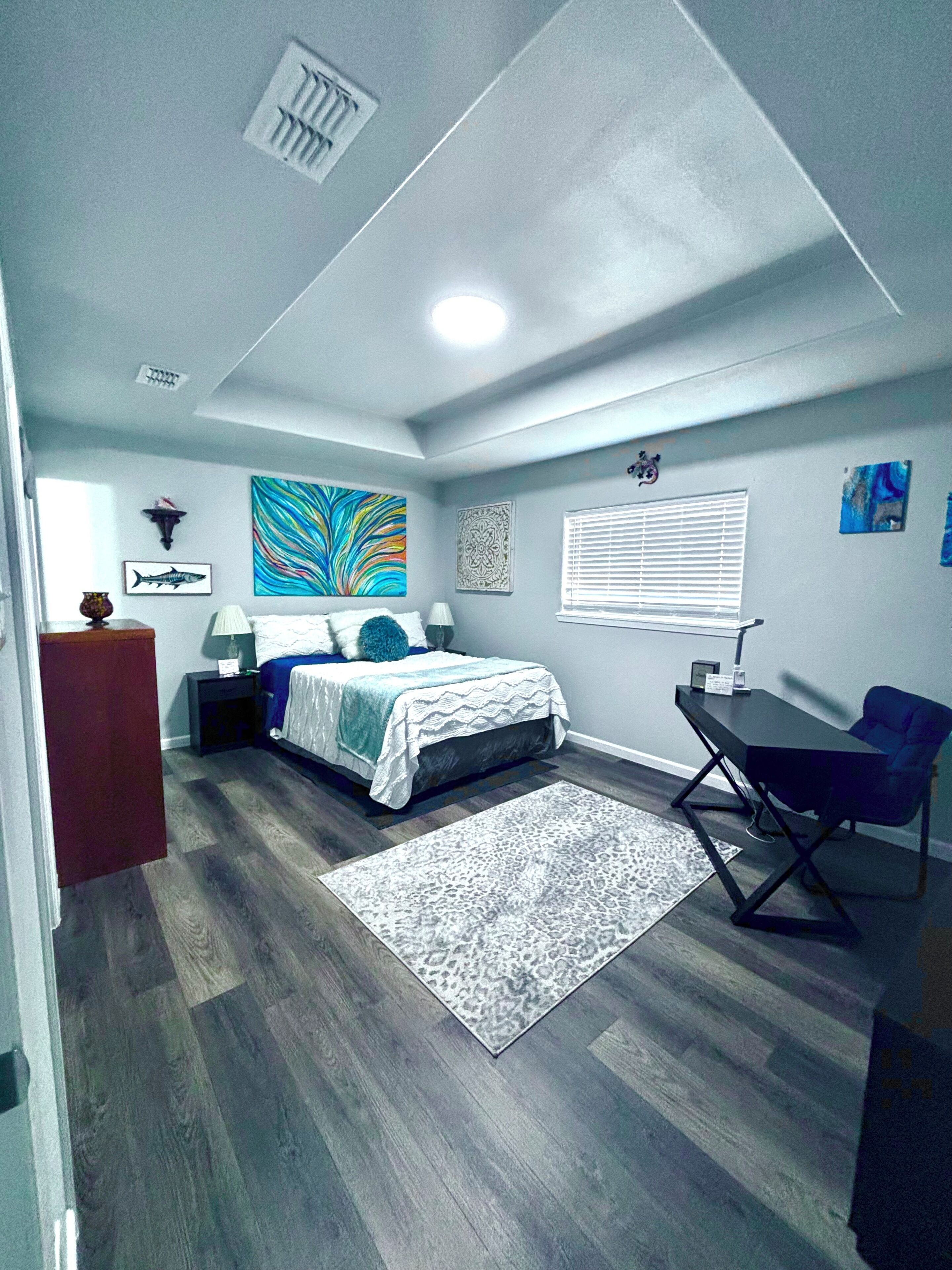 2 bedrooms, desk, iron/ironing board, free WiFi