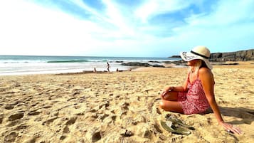 Vlak bij het strand