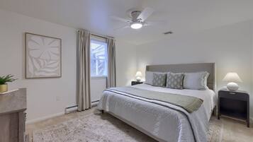 4 bedrooms, iron/ironing board, travel crib, WiFi