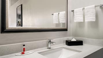 Hair dryer, towels
