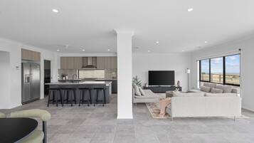 Smart TV, DVD player, books