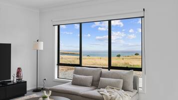 Smart TV, DVD player, books