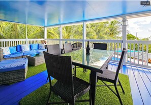 Porch - Atlantic View Luxury Villa with Pool (Summerland Key)