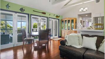 Deluxe-Villa, Meerblick | Wohnbereich