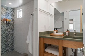 Hair dryer, towels
