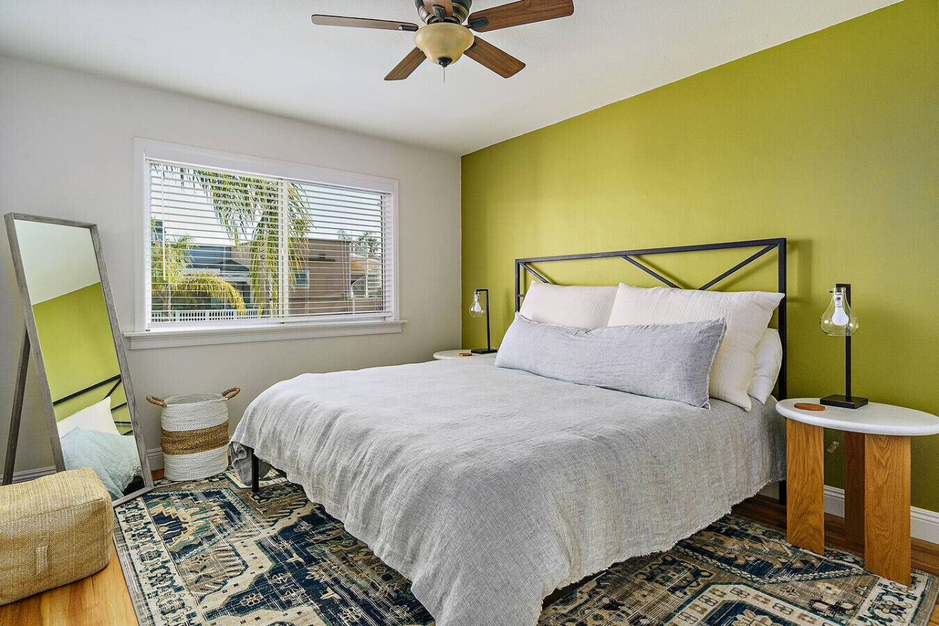 1 bedroom, travel crib, WiFi, bed sheets