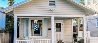 Walk to Historic District, Pets OK, Free Parking, Porch, Laundry, and Patio