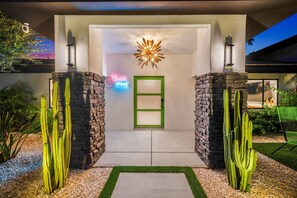 Exterior detail - Palm Springs Retreat w/ Pool, Casita, Firepit, RV Parking & Tesla Charger (Palm Springs)