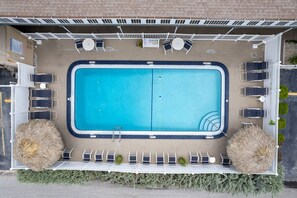 Una piscina riscaldata