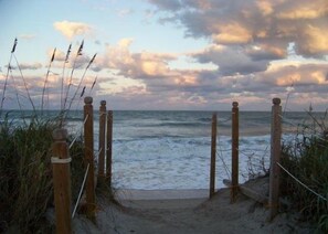 On the beach