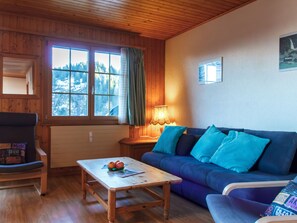 Living area - Edelweiss by Interhome (Champoussin)