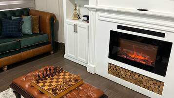 Smart TV, fireplace, offices