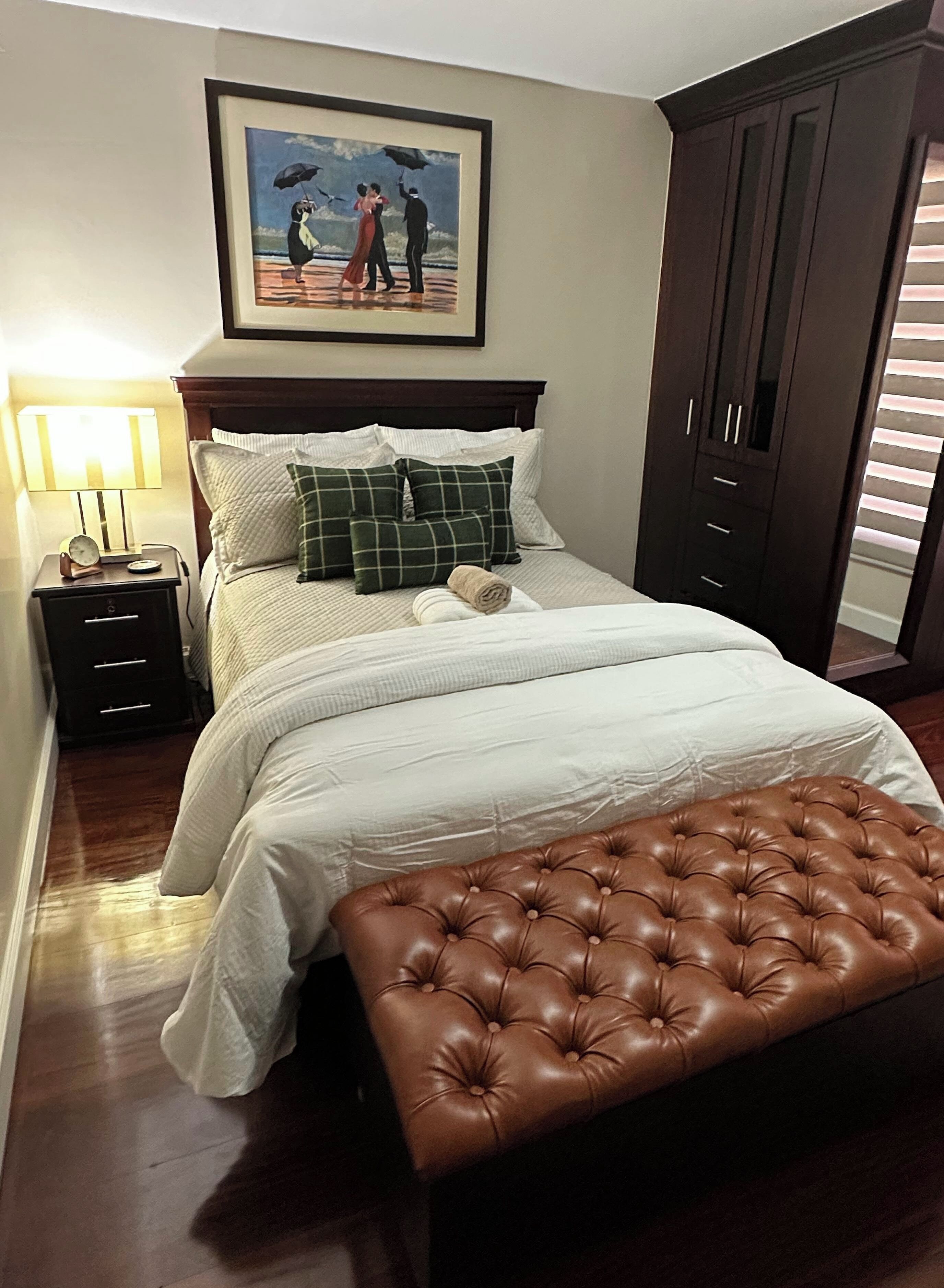 3 sovrum, skrivbord, strykjärn/strykbräda och gratis wi-fi