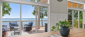 Spectacular Lakefront Retreat on Lake Michigan in Suttons Bay