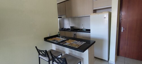 Complete apartment, 2 bedrooms, barbecue, office, bedroom, books, playground 