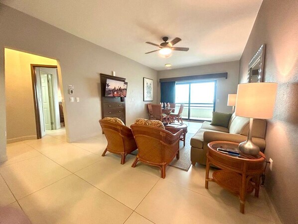 Living area - Beautiful apartment for 4 adults in Riviera Nayarit, from 28/12 to 04/01 - 25! (Bucerías)