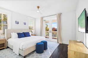 4 bedrooms, iron/ironing board, WiFi, bed sheets