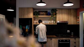 Microwave, oven, stovetop