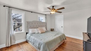 5 bedrooms, iron/ironing board, travel crib, WiFi