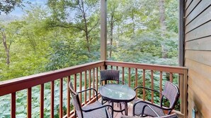 Outdoor dining - Expansive home with arcade game, pool table, & Great Smoky Mountains view (Gatlinburg)