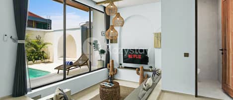 Villa - privat pool | Opholdsområde