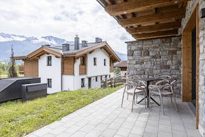 Outdoor dining - Superior Ferienhaus mit Sauna (Uttendorf)