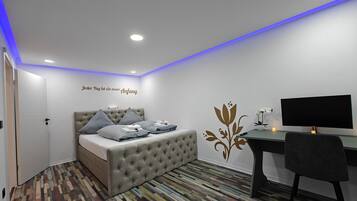 2 bedrooms, iron/ironing board, free WiFi, bed sheets