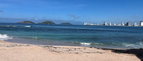 Sun loungers, beach towels