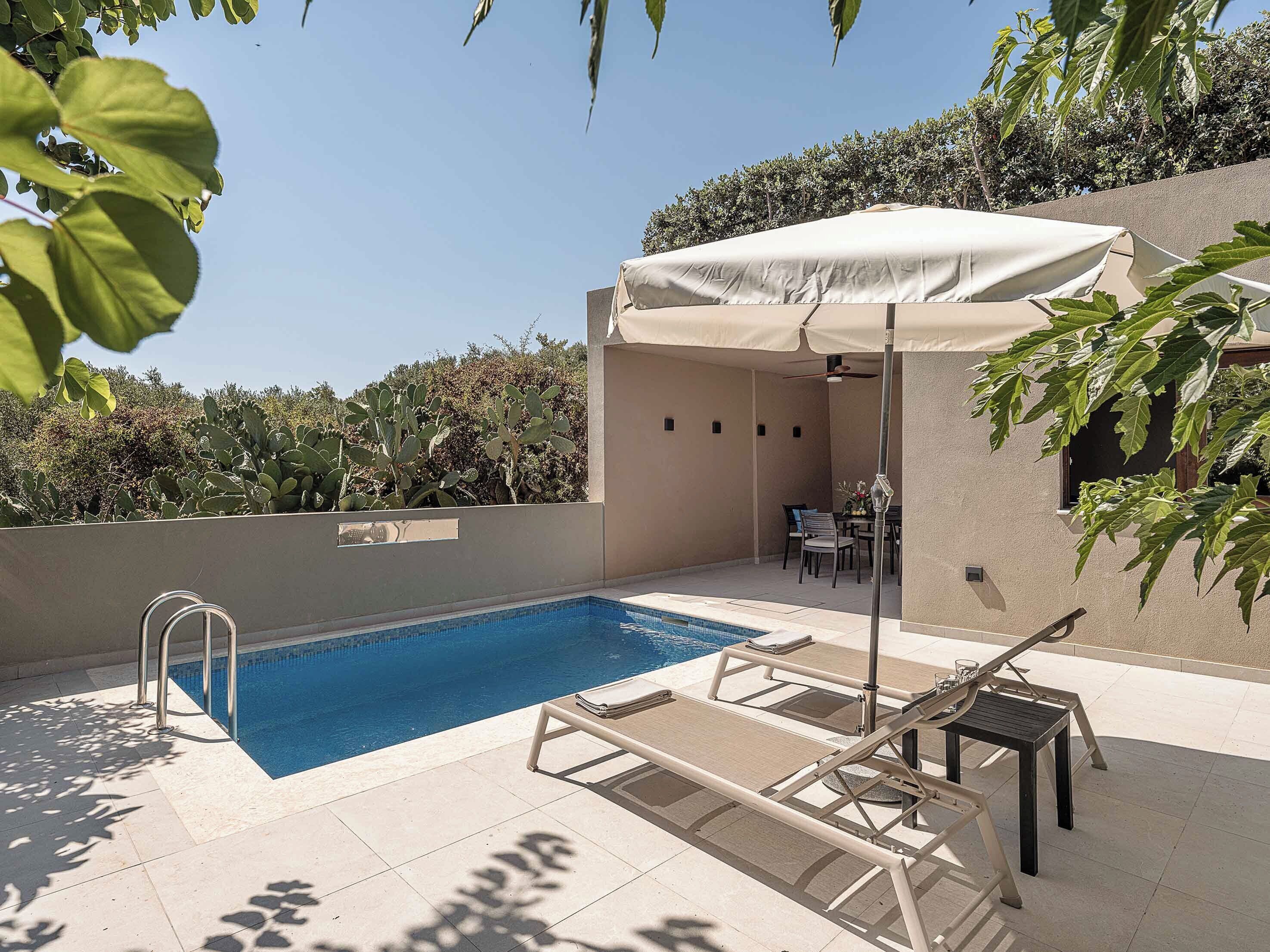 Una piscina riscaldata