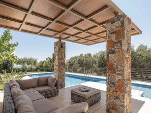 Pool - Villa Fos | Private pool, elegance & seaview! (Crete)