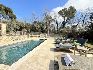 Pool - Villa Céladon - Charming family villa in Valbonne - Swimming pool (VALBONNE)