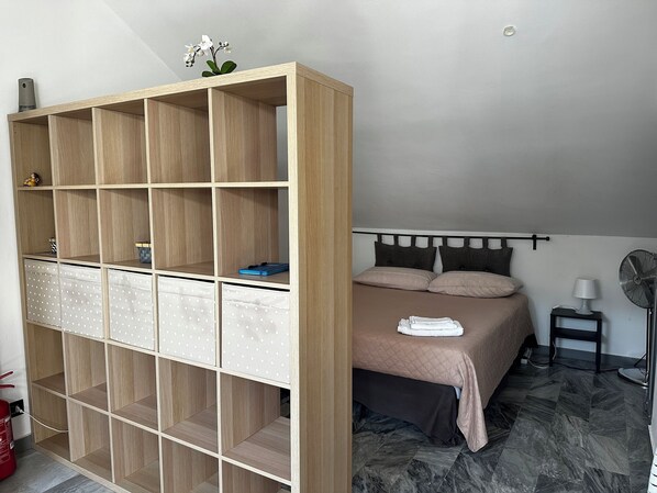 1 bedroom, iron/ironing board, travel crib, free WiFi