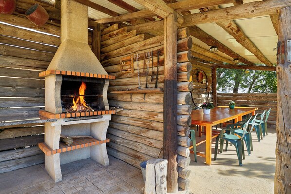 Aire de pique-nique/barbecue