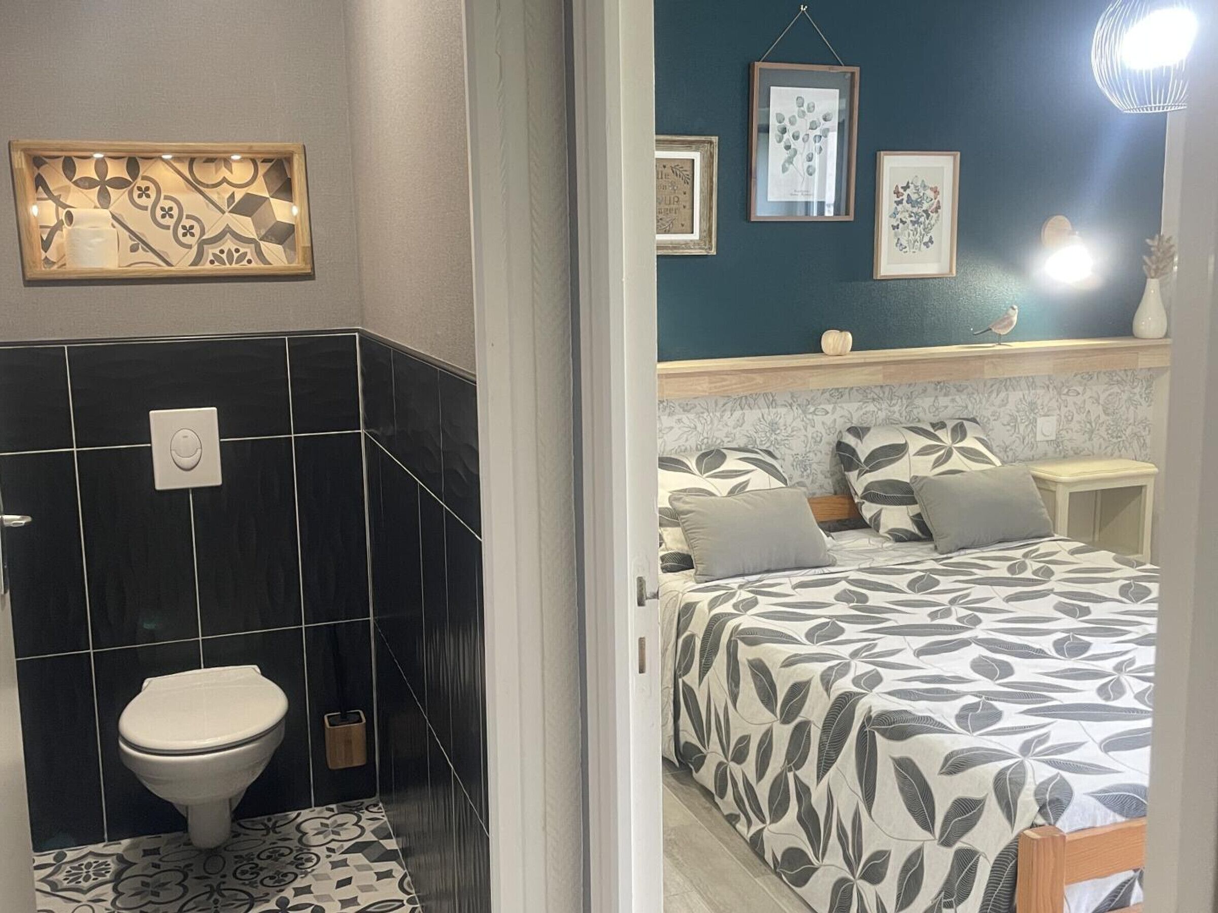 2 chambres, accès au Wi-Fi (inclus)