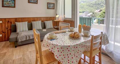 Appartement cosy pour 4 à Gourette, balcon sud-ouest et services optionnels