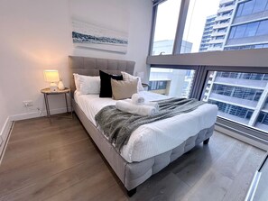 2 slaapkamers, een strijkplank/strijkijzer, wifi, beddengoed