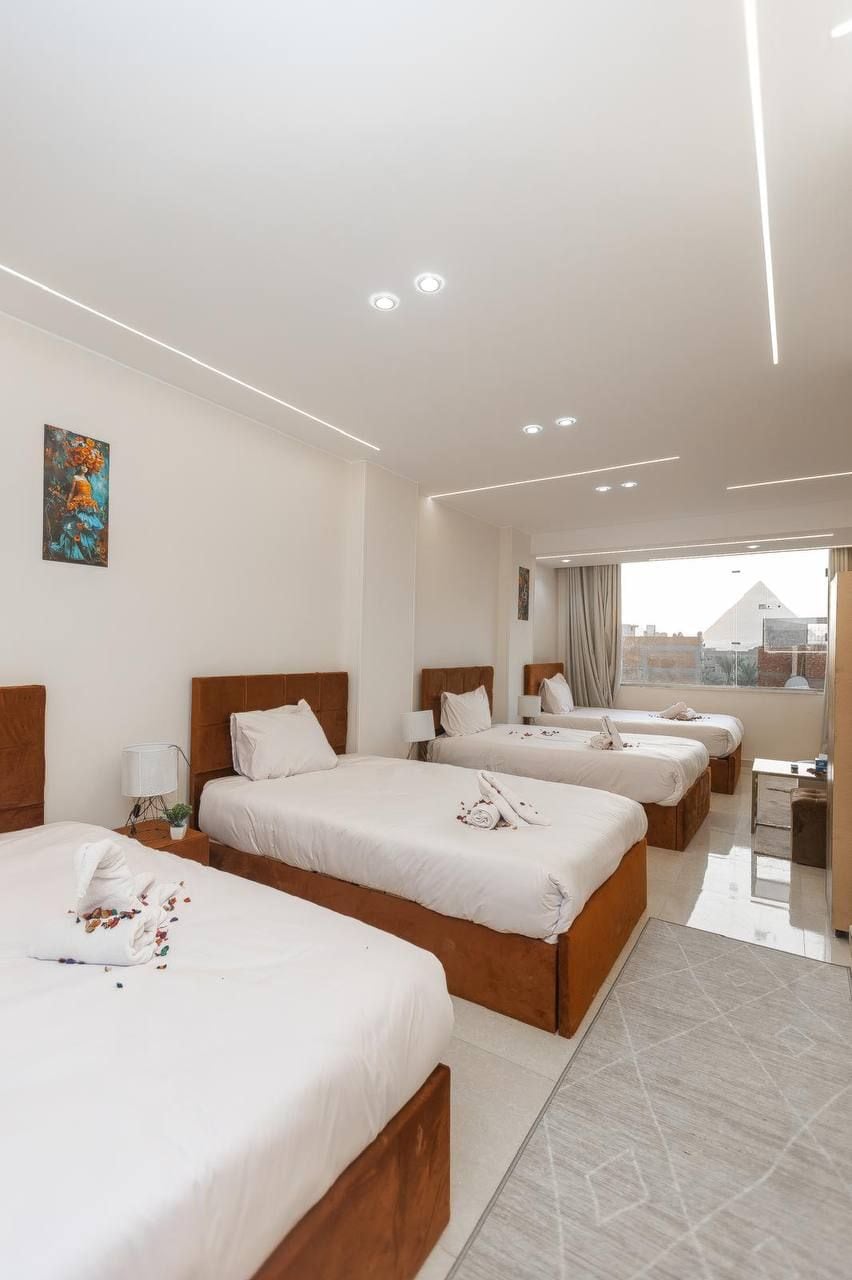 Family Quadruple Room, Desert View | Desk, laptop workspace, soundproofing, WiFi (free)