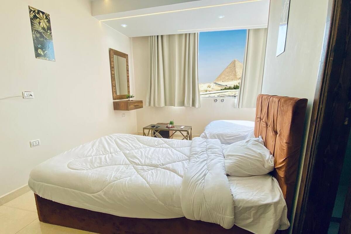 Chambre triple Confort, 1 chambre, vue sur la montagne | Bureau, espace de travail pour ordinateurs portables
