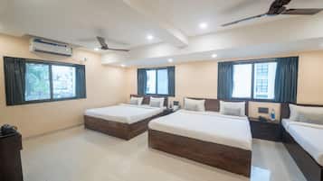 Family Quadruple Room, City View | Wi-fi percuma