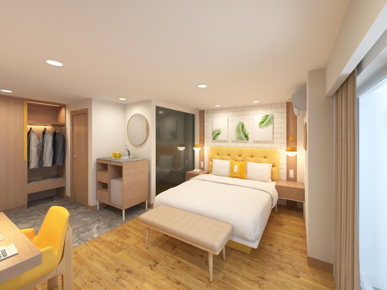 In-room safe, desk, iron/ironing board, free WiFi