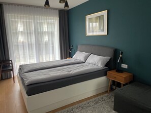 1 bedroom, travel cot, free WiFi, bed sheets - Ostseeperle - swimming pool, sauna, 2 bicycles (Dziwnów)