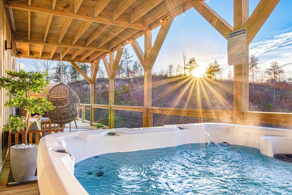 Bain à remous extérieur